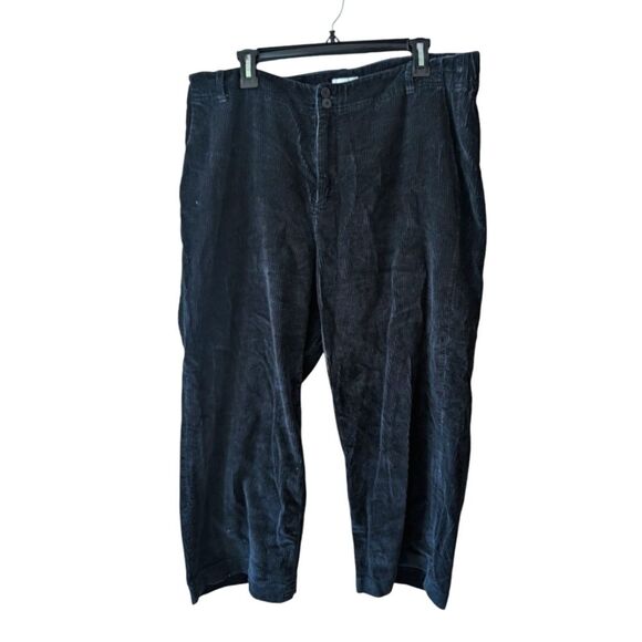 J.Jill Corduroy Cropped Wide Leg Pants Size 16 - Picture 1 of 8